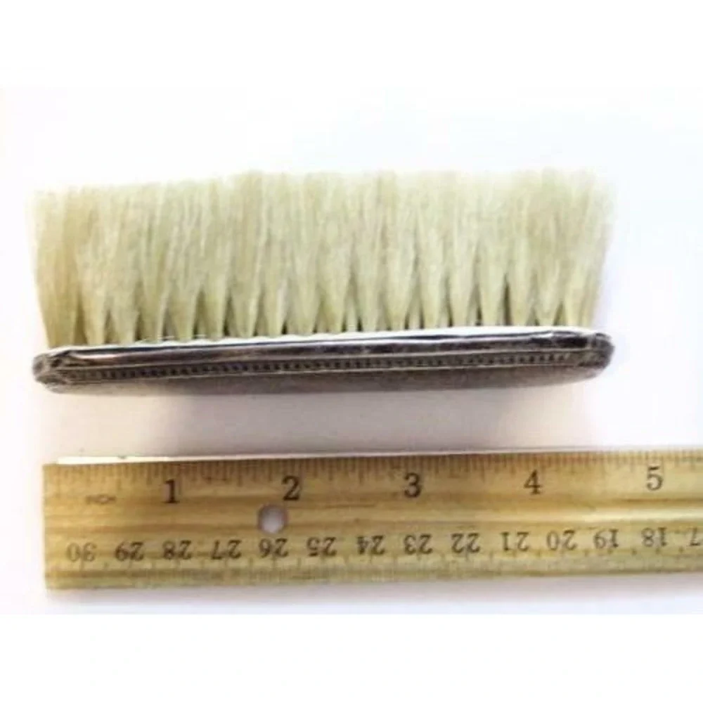 Old Antique Signed Sterling Silver Cloth Clothing Brush*Blank Monogram*925 - Picture 6 of 6
